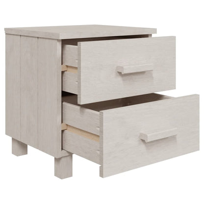 Mesita De Noche Hamar Madera Pino Maciza Blanco 40x35x44,5 Cm_3