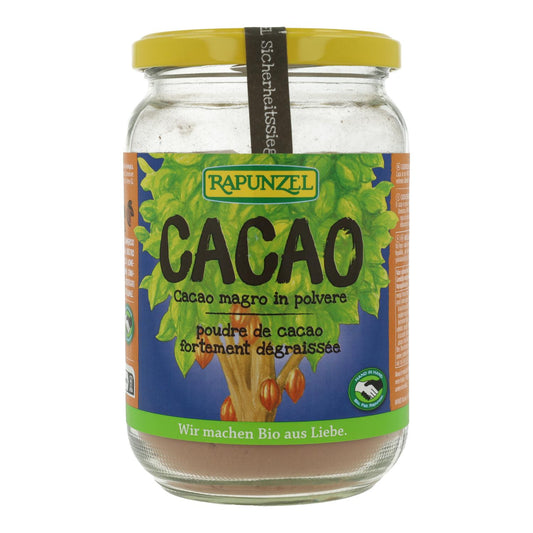 Cacau em pó sem gordura Rapunzel, 250 g