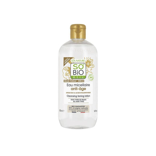 Água micelar anti-envelhecimento So'Bio étic 500 ml