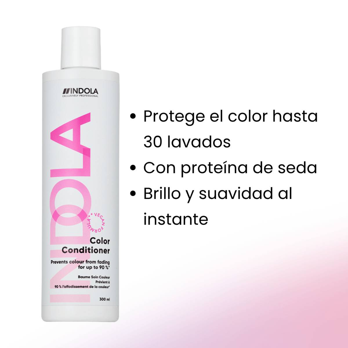 Indola Acondicionador Protector Del Color Profesional Para Cabello Teñido 300ml_3