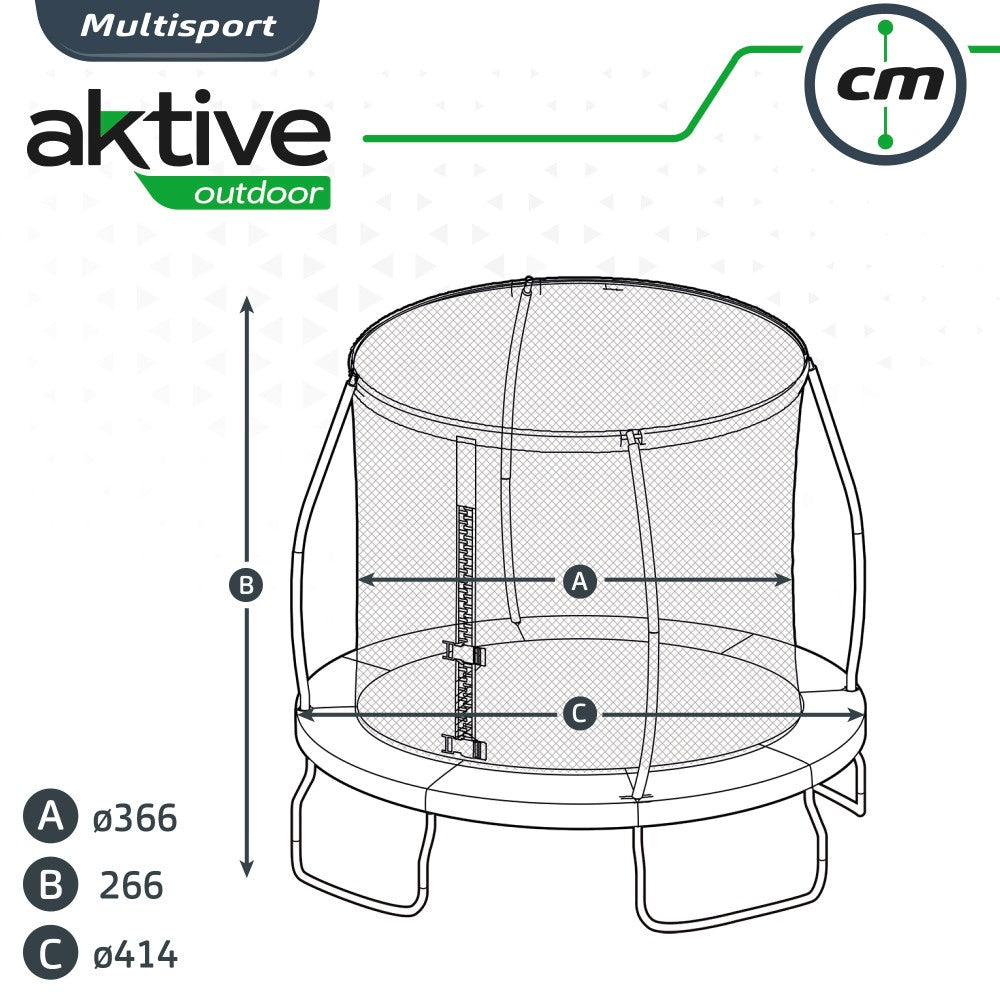 Cama Elástica Para Niños Ø366 Cm Aktive Outdoor_4