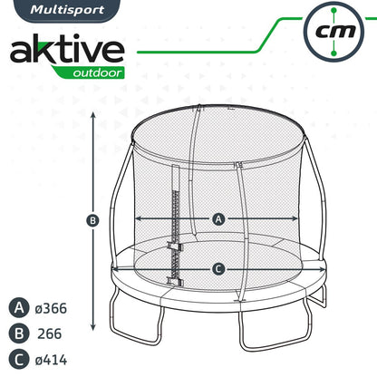 Cama Elástica Para Niños Ø366 Cm Aktive Outdoor_4