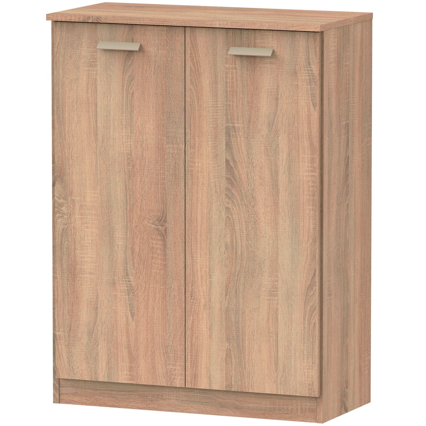 Armario Dormitorio, Multiusos, Baño, Mueble Cocina, Zapatero 2 Puertas 5 Estantes101x74x36 Cm, Briebe, Nova, Madera_4