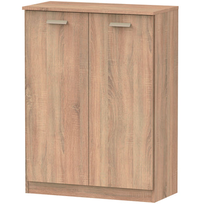 Armario Dormitorio, Multiusos, Baño, Mueble Cocina, Zapatero 2 Puertas 5 Estantes101x74x36 Cm, Briebe, Nova, Madera_4