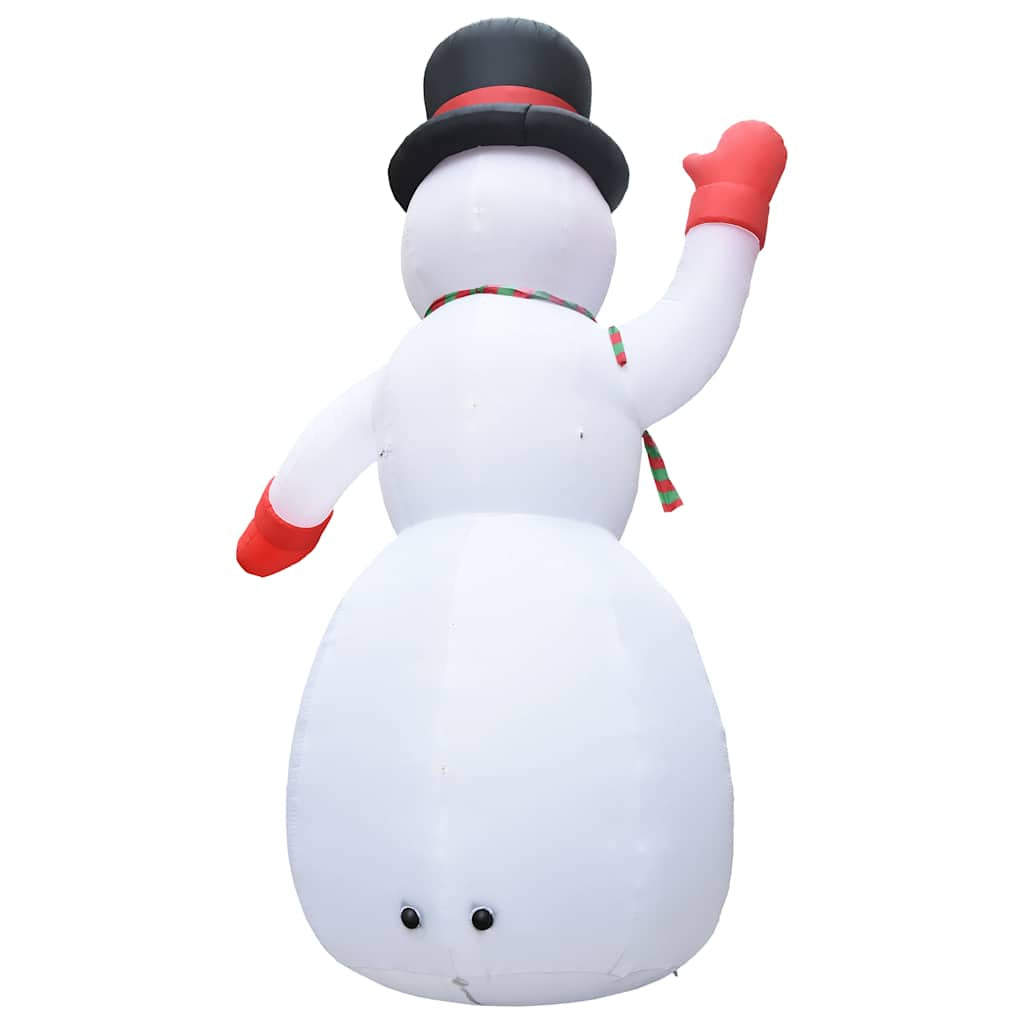 Vidaxl Muñeco De Nieve Inflable De Navidad Con Led Ip44 600 Cm Xxl_3