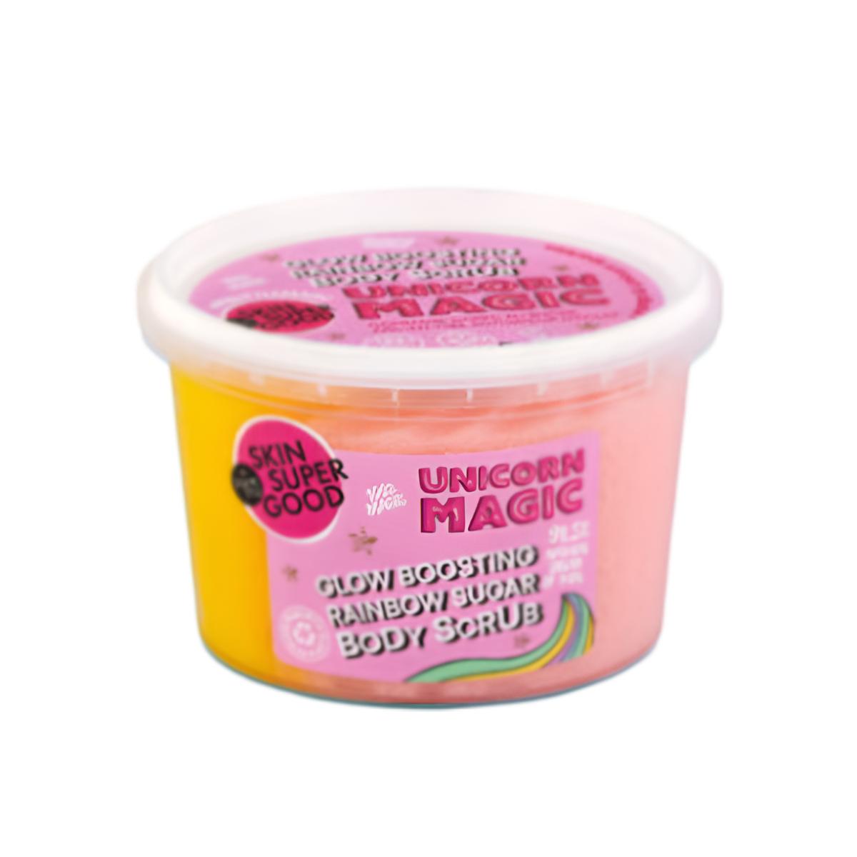 Esfoliante Corporal Unicorn Magic Glow Sugar, Pele Super Boa 250 ml