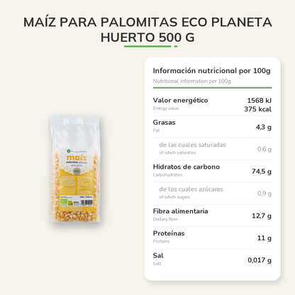 Información nutricional