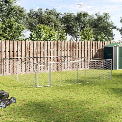 Perrera De Exterior De Acero Galvanizado 4x4x1 M_1