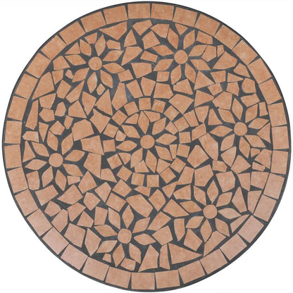 Vidaxl Set De Mesa Y Sillas De Jardín 3 Piezas Con Mosaico Terracota_3