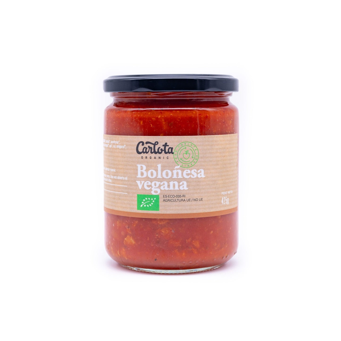 Molho Bolonhesa Vegan Carlota 425 g