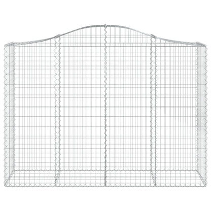 Cestas Gaviones 5 Uds Forma De Arco Hierro 200x50x140/160 Cm_3