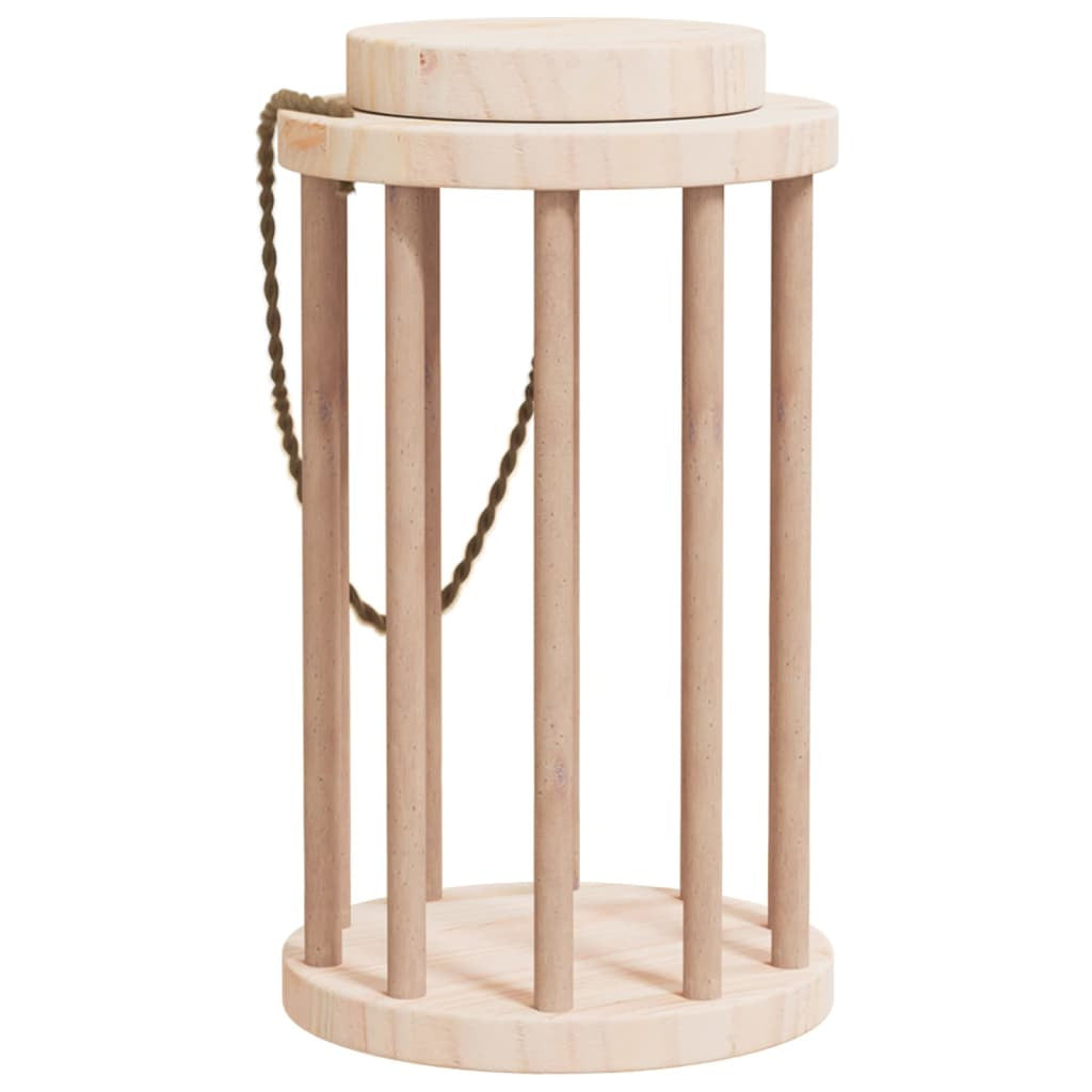 Vidaxl Comedero De Heno Para Conejos Madera Maciza Abeto Ø15x25,5 Cm_4