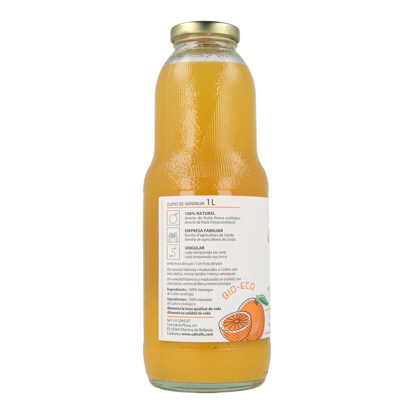 Sumo de Laranja Biológico Cal Valls