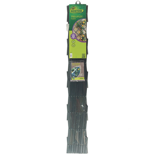 Treliça extensível em PVC 1x2 m verde Trelliflex Nortene