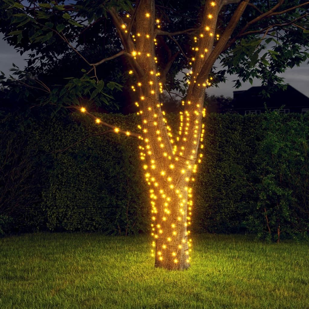 Vidaxl Tiras De Luces Solares Led 2 Uds Blanco Cálido_1