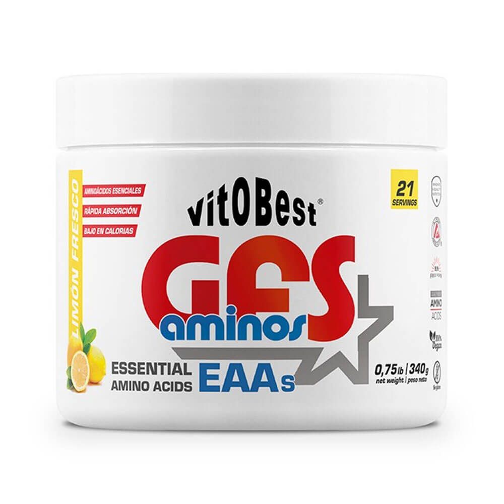 Gfs Aminos - 340g - Limon - Esenciales E Hidrolizados - Vitobest_0