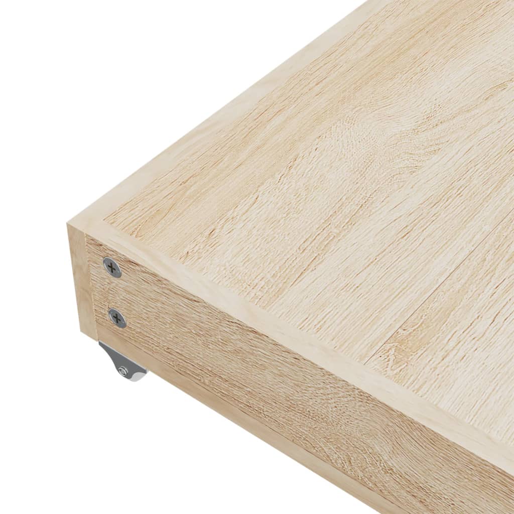 Cajones De Cama 2 Uds Madera De Ingeniería Y Tela Negro / Vetonek_5