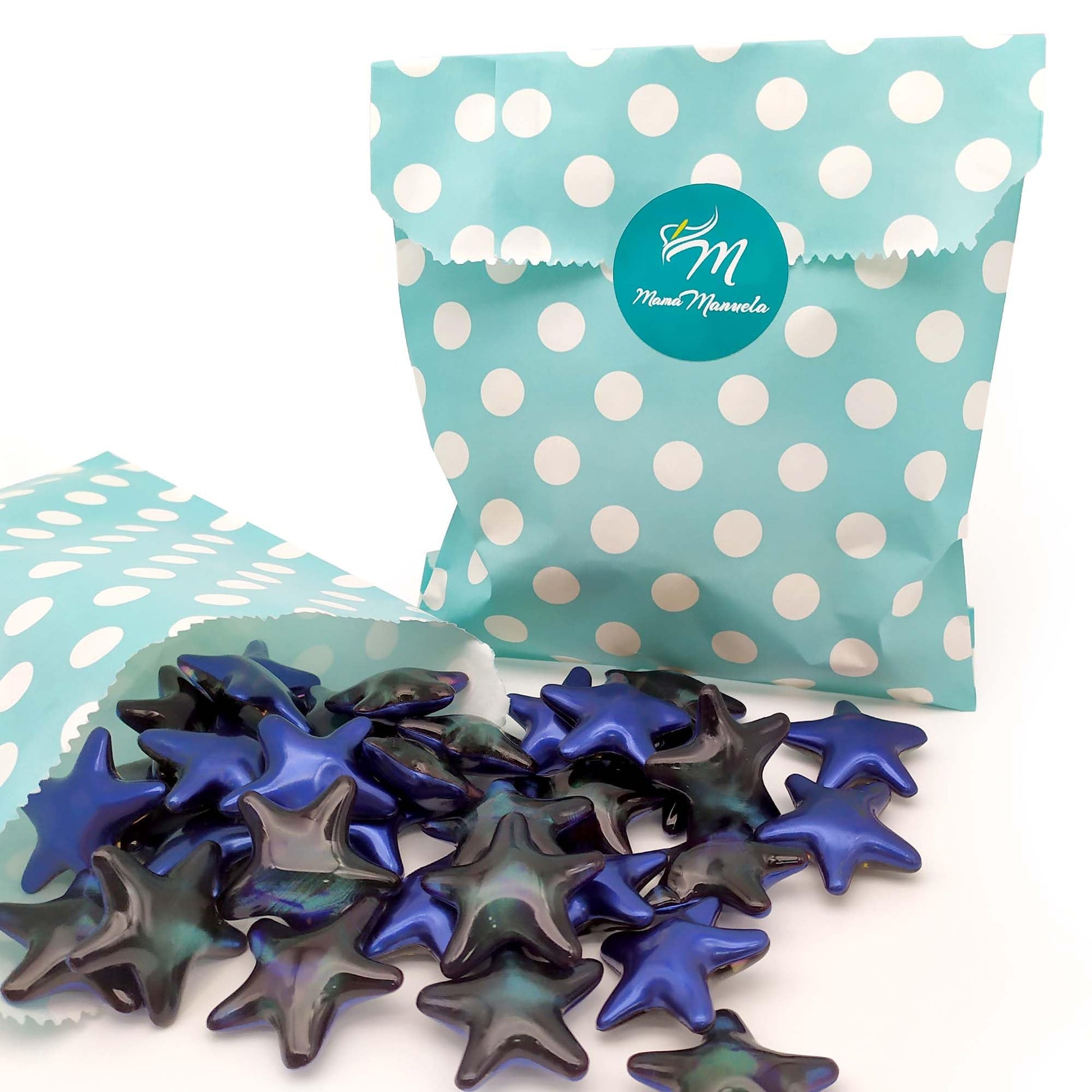 Pack 40 Perlas De Baño Aromatizada En Forma De Estrella - Con Aceite De Soja - Hidratante Y Aromática - Aroma Magnolia_4