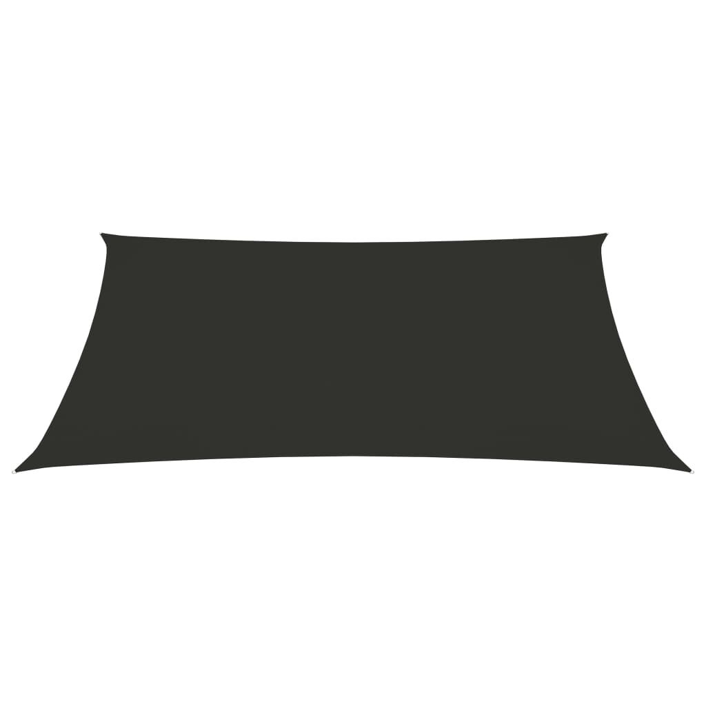 Vidaxl Toldo De Vela Tela Oxford Trapecio Gris Antracita 2/4x3 M_1