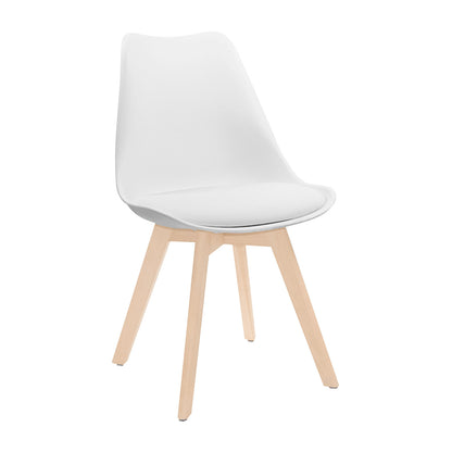 Pack 4 Sillas De Comedor Estilo Nórdico Daria 83x55x48cm Thinia Home_1