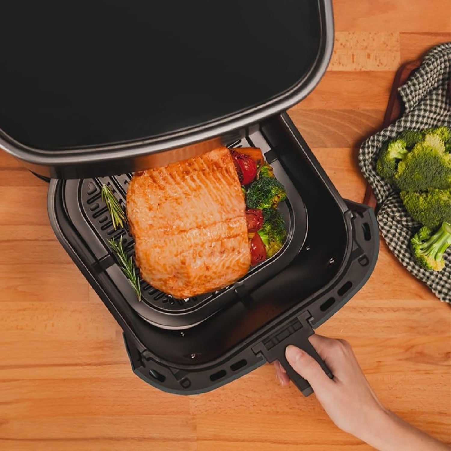 Freidora De Aire Sin Aceite De 5'5l Cecofry Fantastik 5500,1500w,tecnología Perfectcook, 9 Modos De Cocinado,táctil, Regulable 80-200grados C,cocina_2