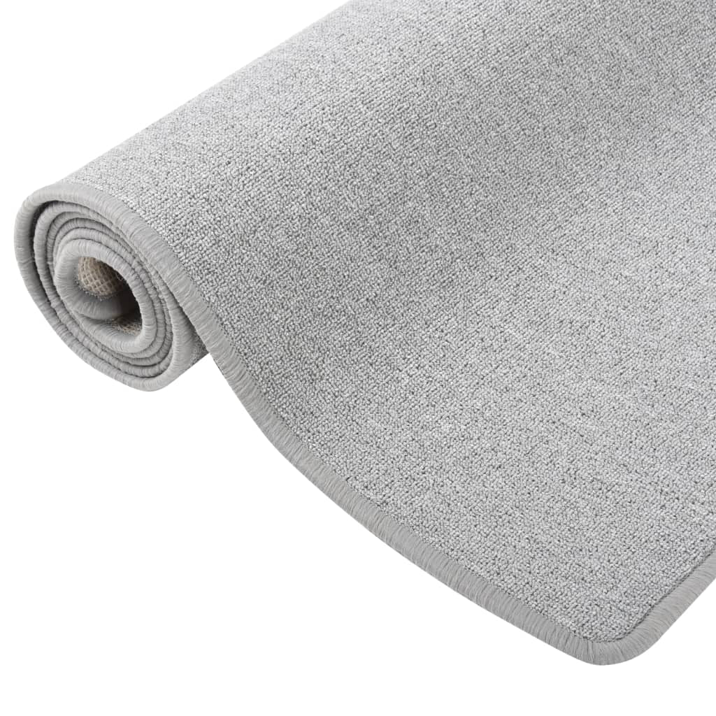Vidaxl Alfombra De Pasillo Gris Claro 50x150 Cm_1