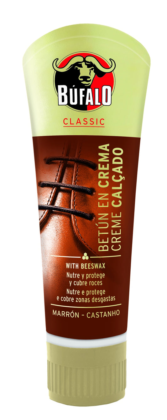 Tubo de graxa para sapatos Buffalo Brown 50ml