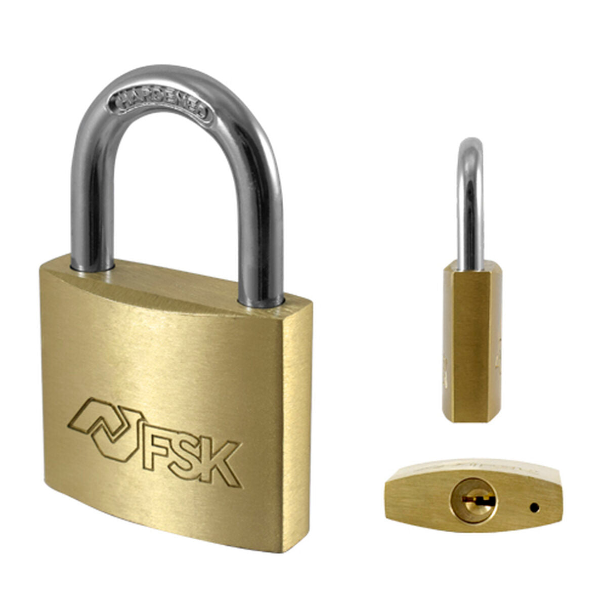 Candado De Llave Ferrestock Latón 30 Mm / Vetonek_0