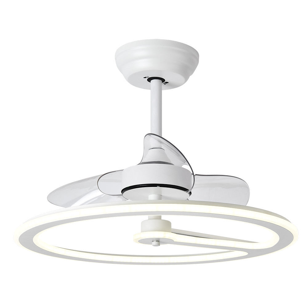 Ventilador 110w Dc Chom Blanco 3asp.transp. 46/66x62x62cm 6 Vel. 3 Colores C/remoto, Memoria Y Temporizador 9350lm_1