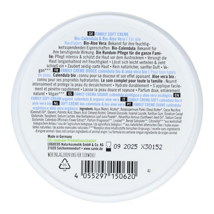 Creme Facial e Corporal Family Calendula BIO &amp; Aloé Vera, Sante 150 ml