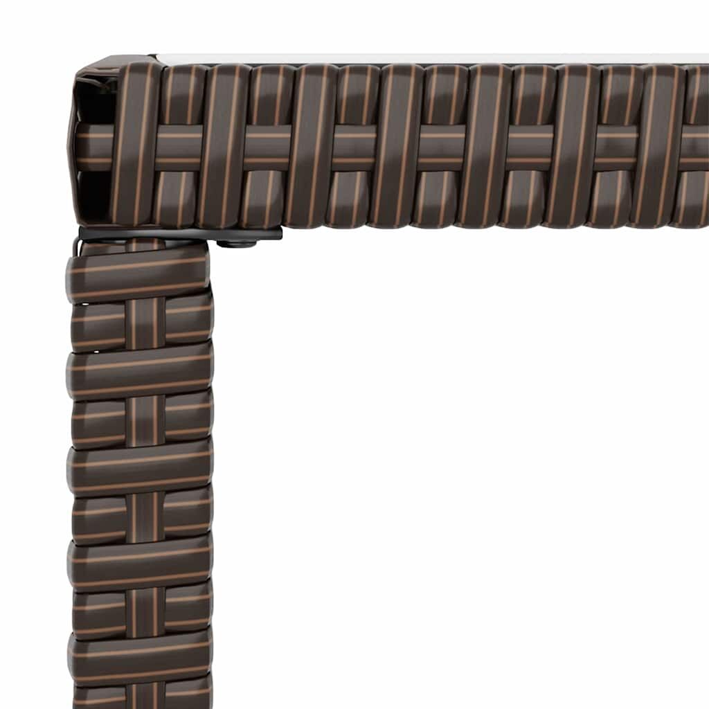 Vidaxl Set Muebles De Jardín 6 Piezas Y Cojines Ratán Sintético Marrón_4