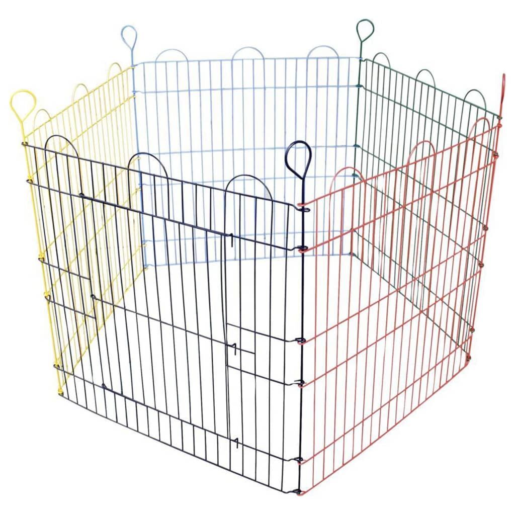 Flamingo Corral De Conejos 5 Piezas Pentagon Taupé 90x60 Cm Multicolor_0