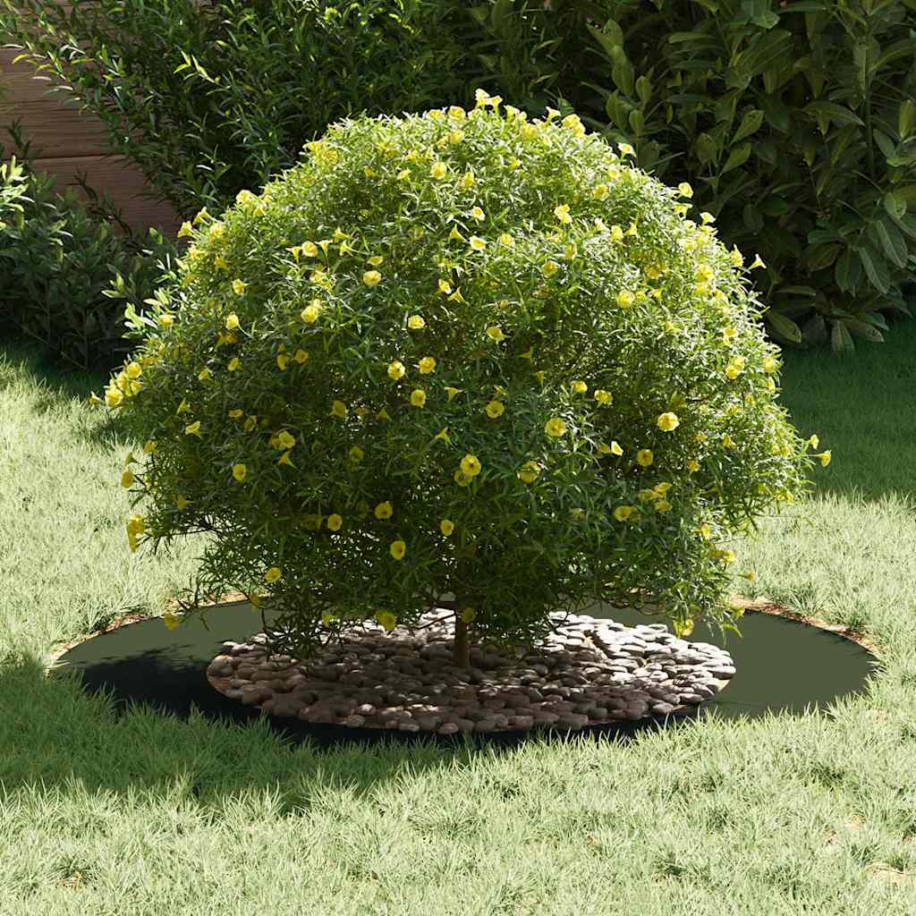 Adecuado Para Anillo De Árbol Plano Verde Oliva Ø50/80 Cm Acero_2