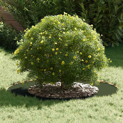 Adecuado Para Anillo De Árbol Plano Verde Oliva Ø50/80 Cm Acero_2