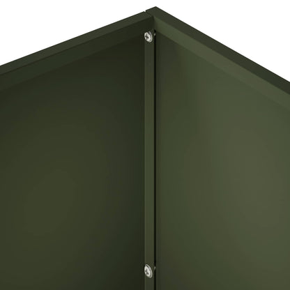 Macetero De Jardín 2 Uds. Verde Oliva 60 X 30 X 50 Cm_5