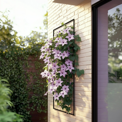 Clemátide - 2 Pzs - Clemátide 'hagley Hybrid' - Altura 100-120cm - ⌀17cm_4