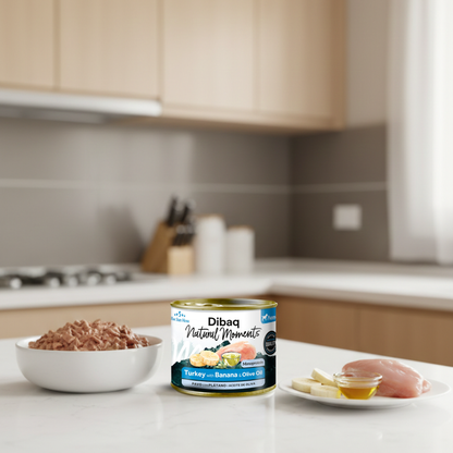 Dibaq Natural Moments Cachorro Pavo Y Plátano ,12 Latas X 190gr_3