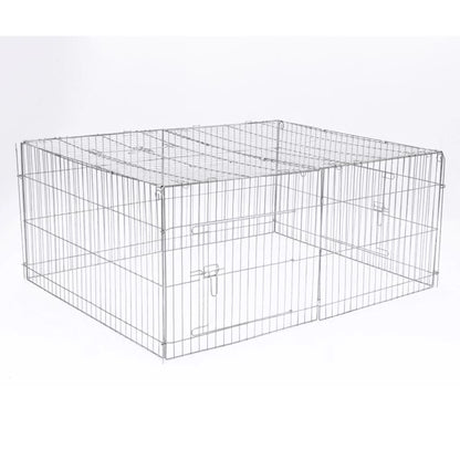 @pet Recinto Para Mascotas De Exterior Castle Metal 144x112x60 Cm_1