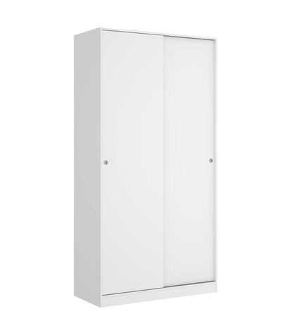 Armario Puertas Correderas Lupión En Blanco Brillo. Ancho 100 X Fondo 50 X Alto 204 Cm._1