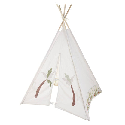 Well Home - Tipi De Algodón Y Poliéster En Color Blanco 103x103x160cm_0