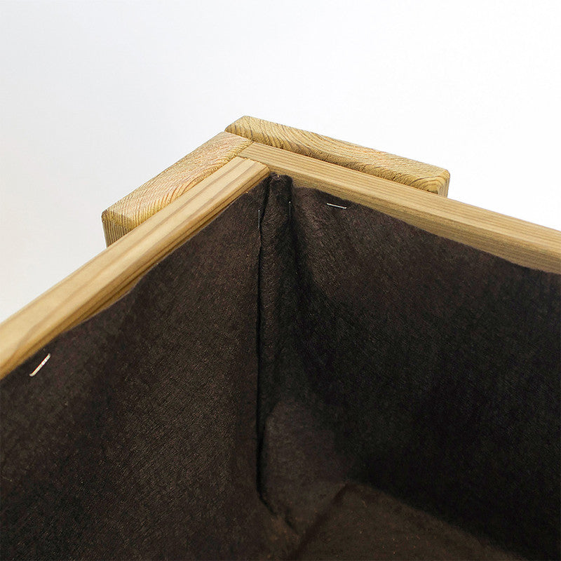Mesa De Cultivo Elevada Madera Tratada Exterior Hortalia Gardenbrico M40 80x60x40 Cm_3