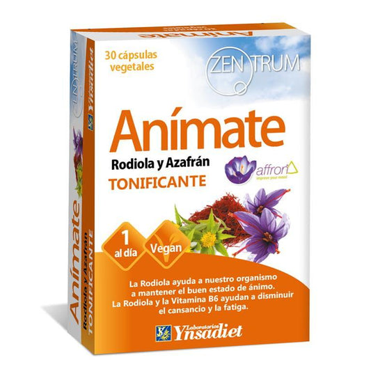 Anime-se Rhodiola e Açafrão 30 Cápsulas Zentrum