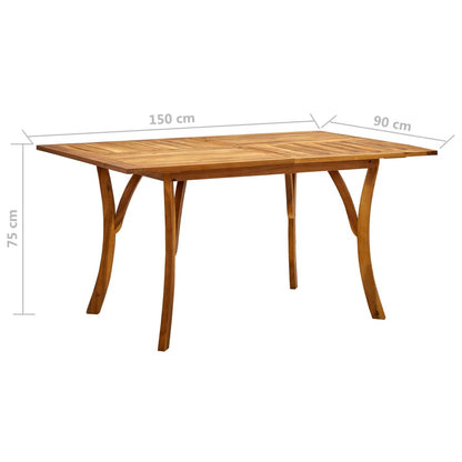 Juego De Comedor Para Jardín De 5 Piezas Negro / Vetonek_4