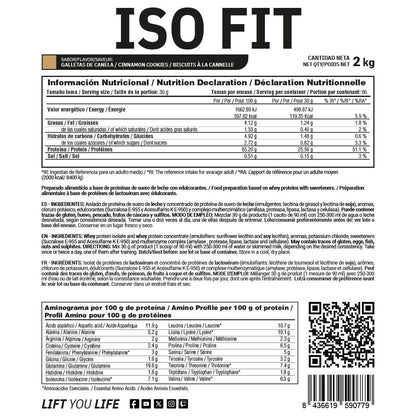 Iso Fit - 2kg - Galletas De Canela - Aumenta La Masa Muscular - Masmusculo_4