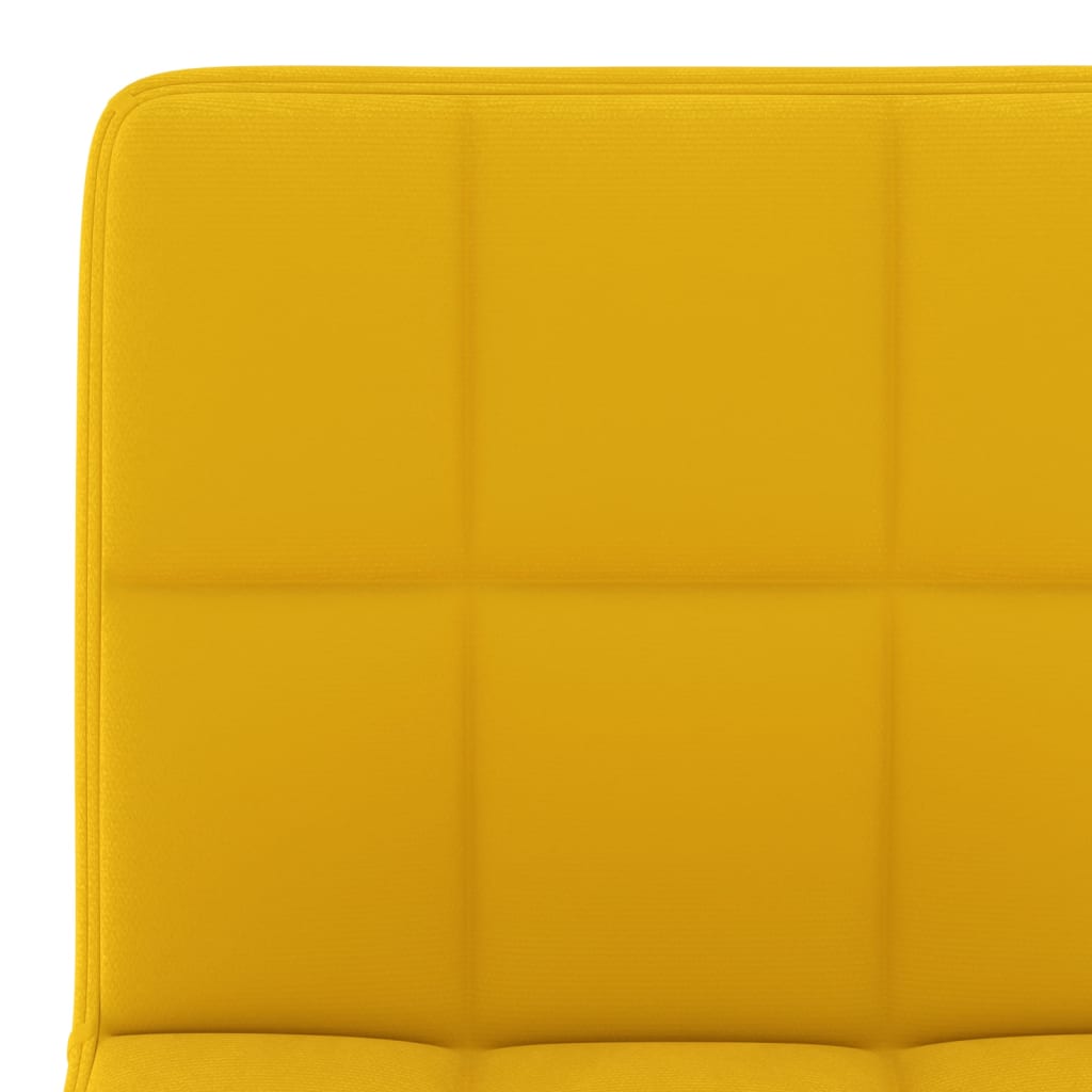 Taburete De Bar De Terciopelo Amarillo Mostaza_5