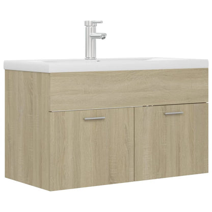 Mueble Con Lavabo Madera De Ingeniería Roble Sonoma_1