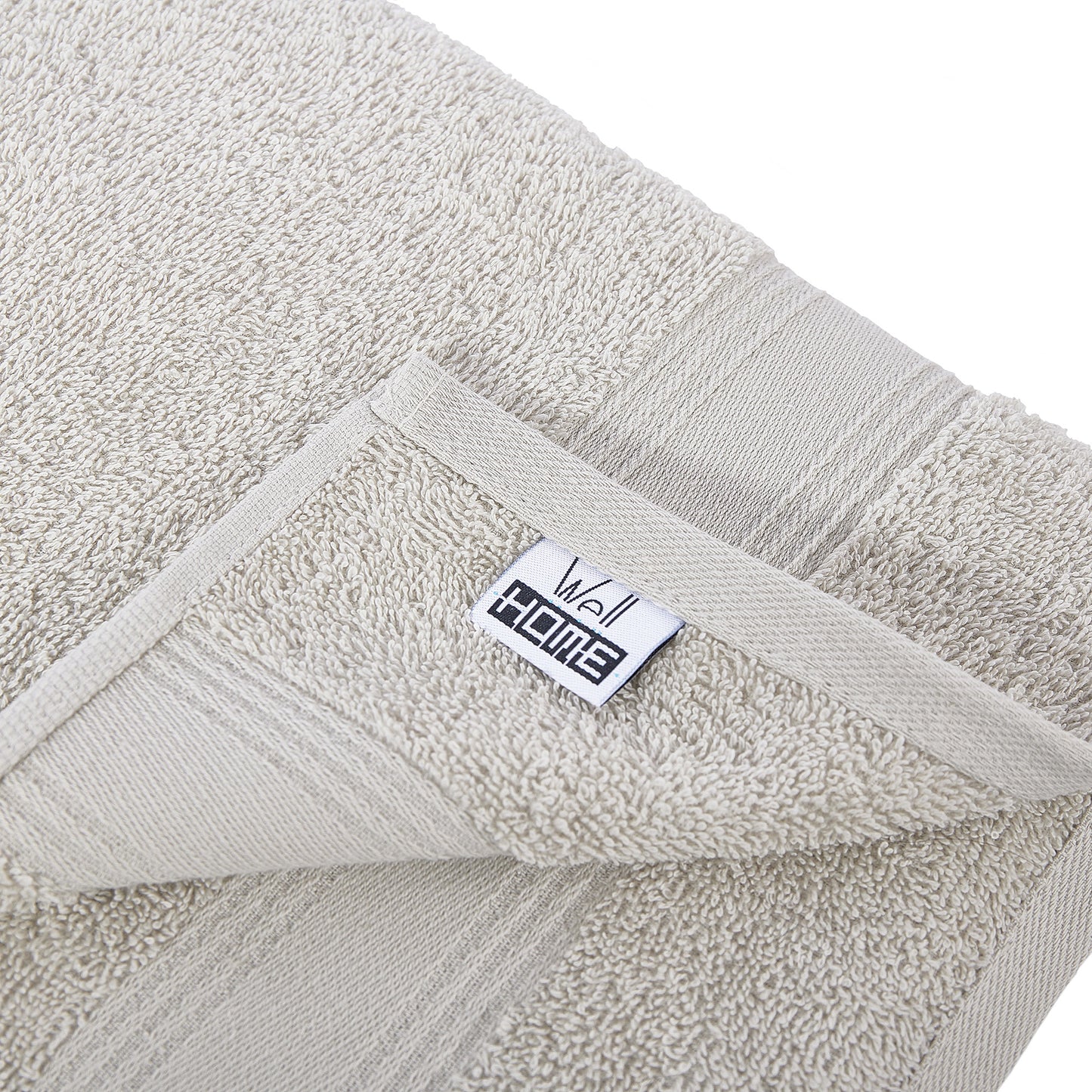 Toalla De Ducha 100% Algodón Beige 140x70 Cm._3