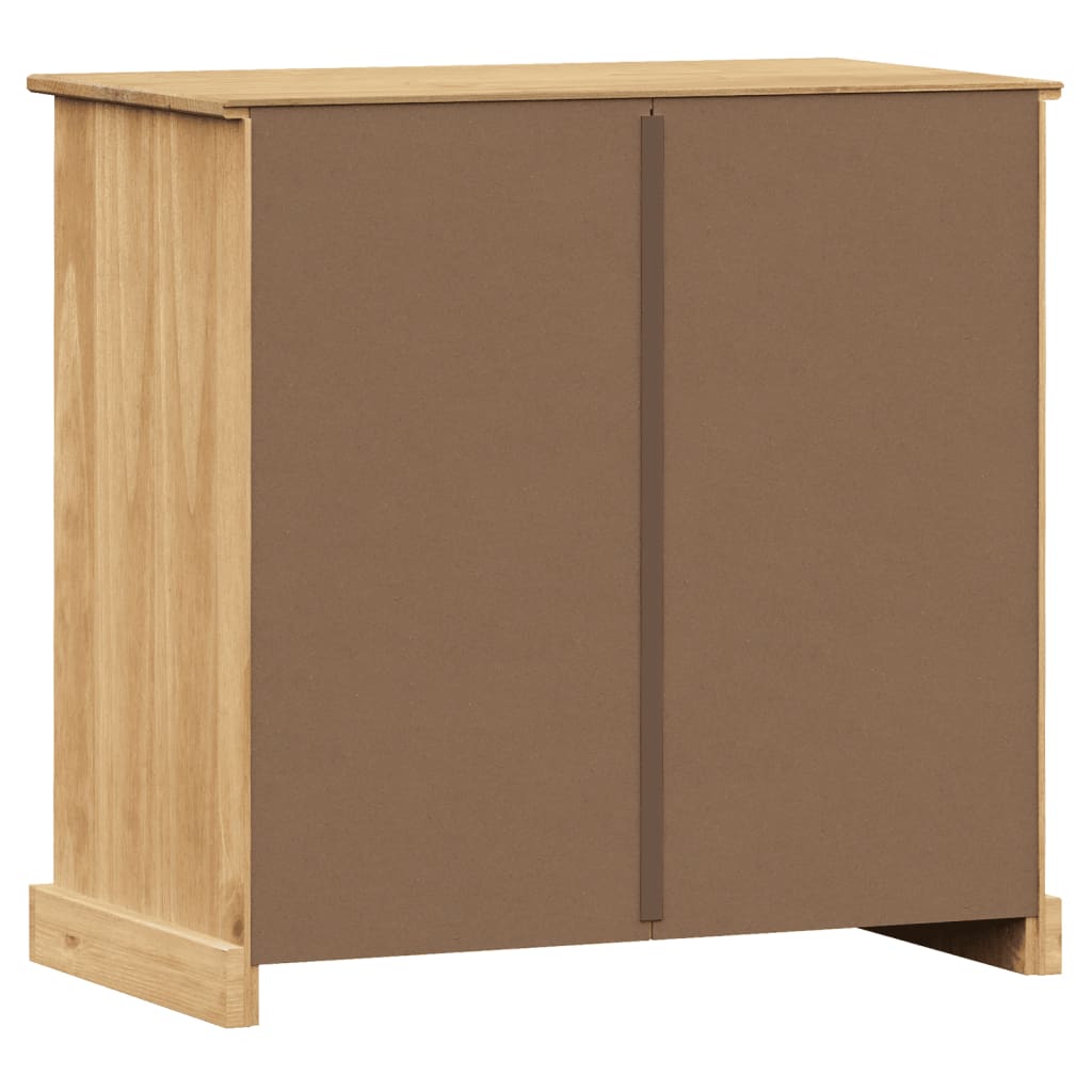 Aparador Con Cajones Vigo Madera Maciza Pino 78x40x75 Cm / Vetonek_4