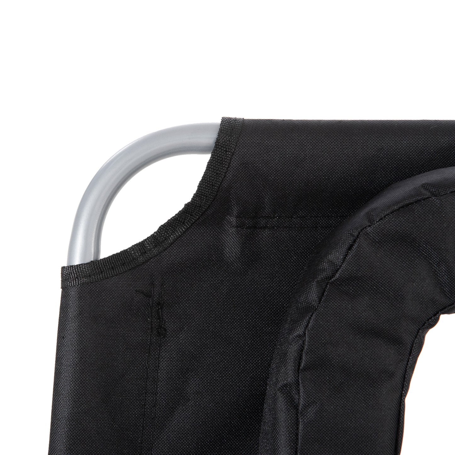 Outsunny Tumbona Reclinable Y Plegable De Jardín Con Respaldo Ajustable Negro_3