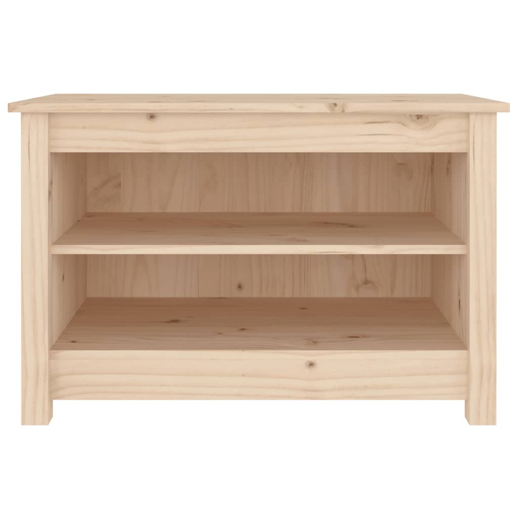 Banco Zapatero De Madera De Pino Maciza 70x38x45,5 Cm / Vetonek_3